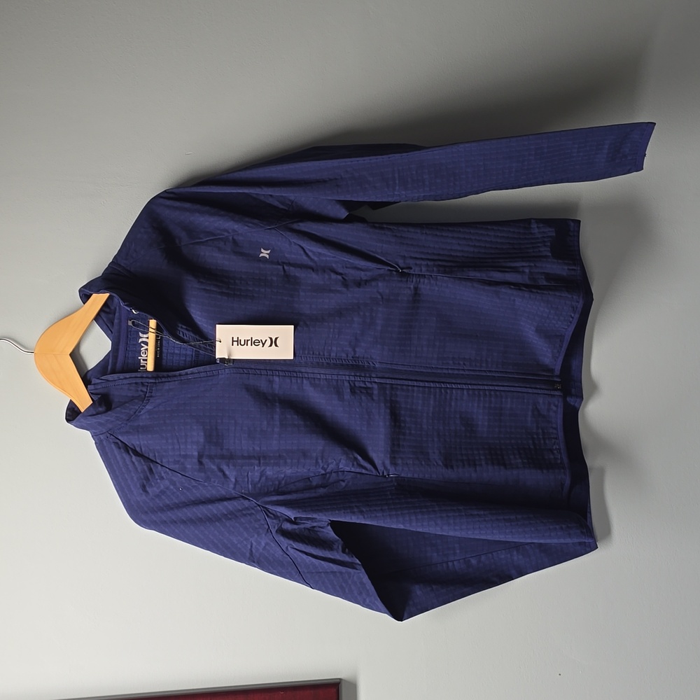 Hurley womens trailer jacket blue